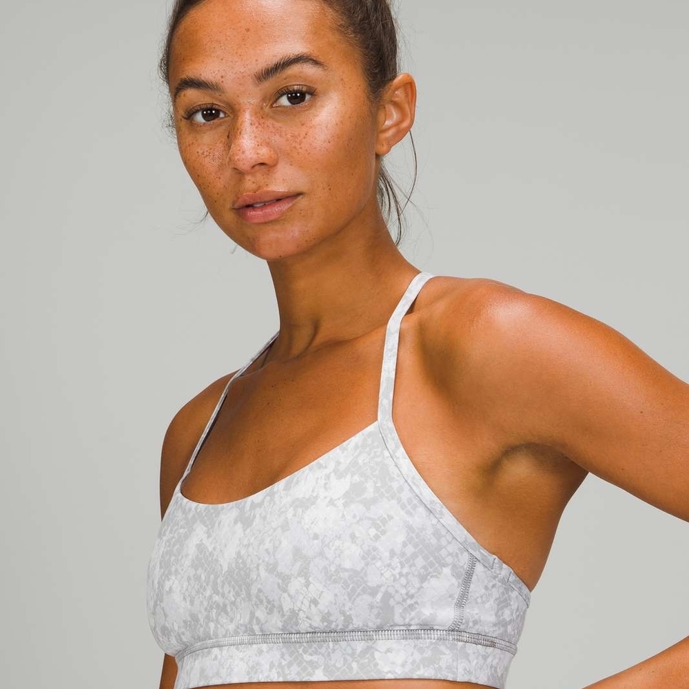 Lululemon Athletica Light Gray Sports Bra